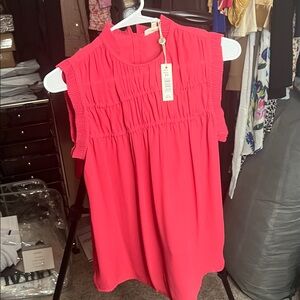 Max Studio Sleeveless Pink Blouse